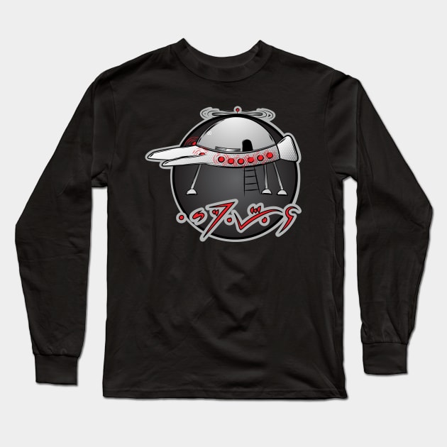 Antônio Villas Boas Abduction T-shirt Long Sleeve T-Shirt by Our Strange Skies